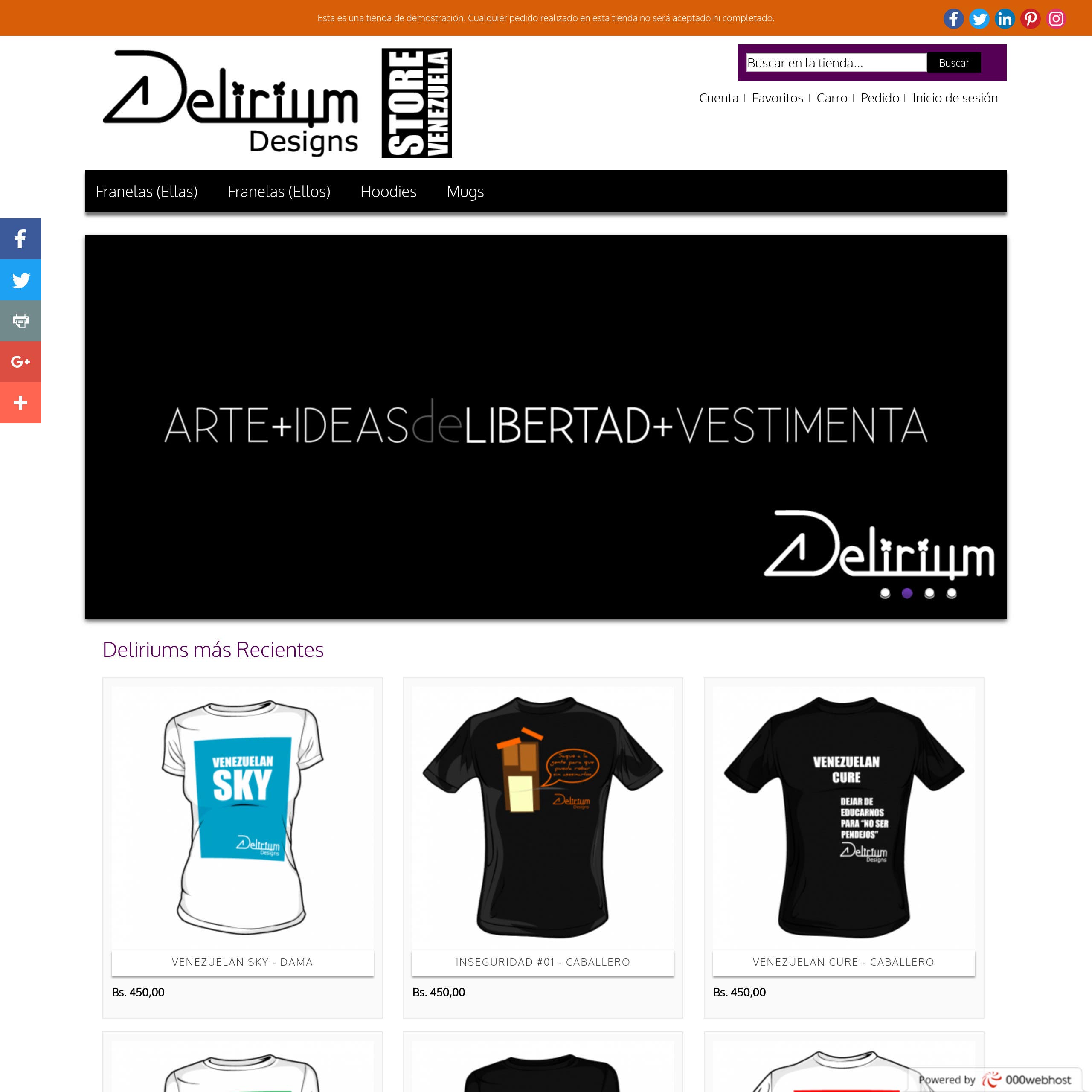 Delirium Designs' Magento Store preview 1